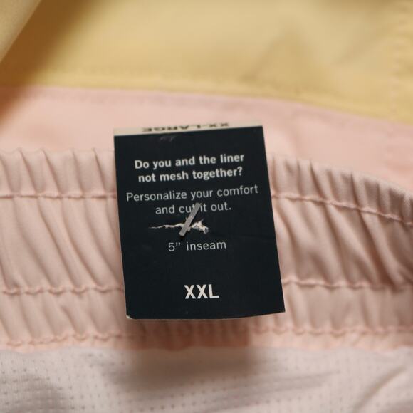 Abercrombie Pride Pastel Colorblock 5" Swim Trunks The Trevor Project Size XXL - Picture 7 of 10